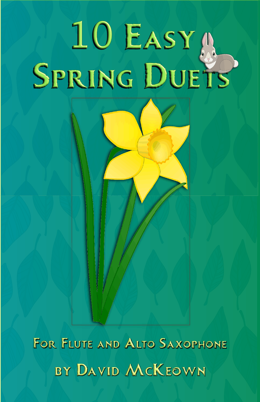 10 Easy Spring Duets for Flute and Alto Saxophone Woodwind Duet scores gallery preview page 1