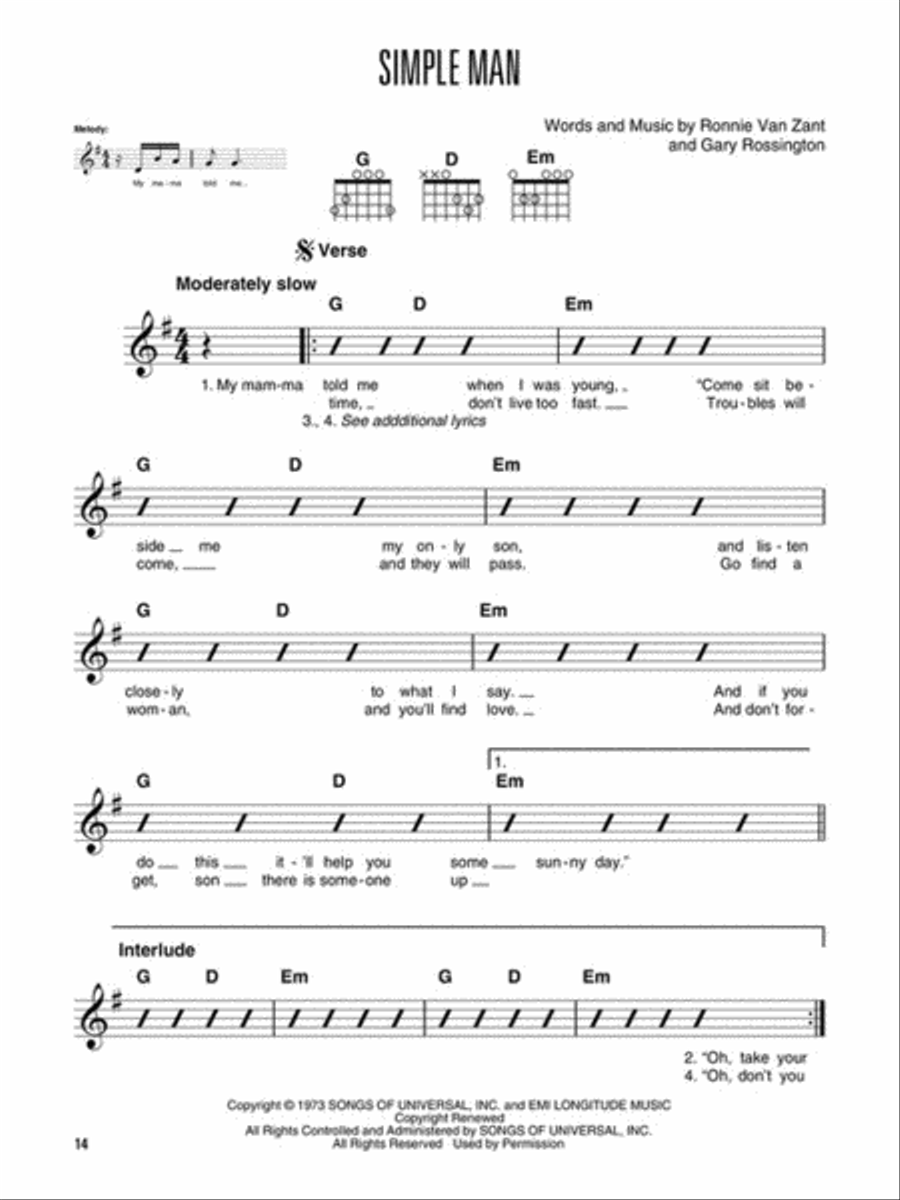 Easy Pop Rhythms – Third Edition Acoustic Guitar scores gallery preview page 4