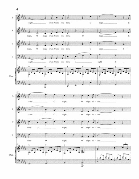 O Holy Night (SATB) image number null