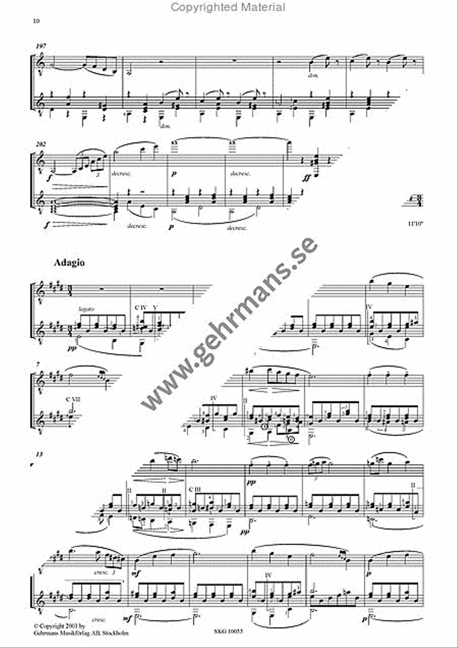 Sonate - A minor Cello scores gallery preview page 3