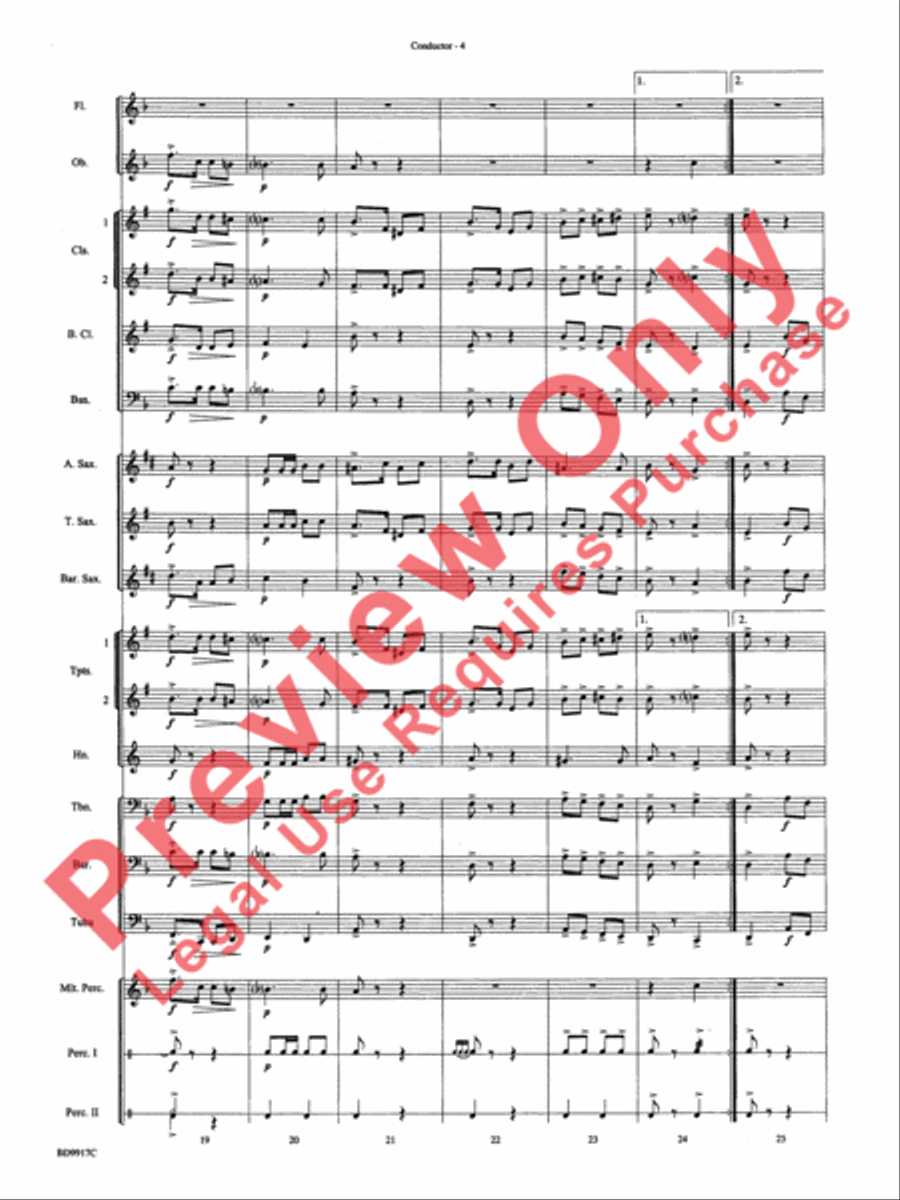 Barnum and Bailey's Favorite Concert Band scores gallery preview page 7