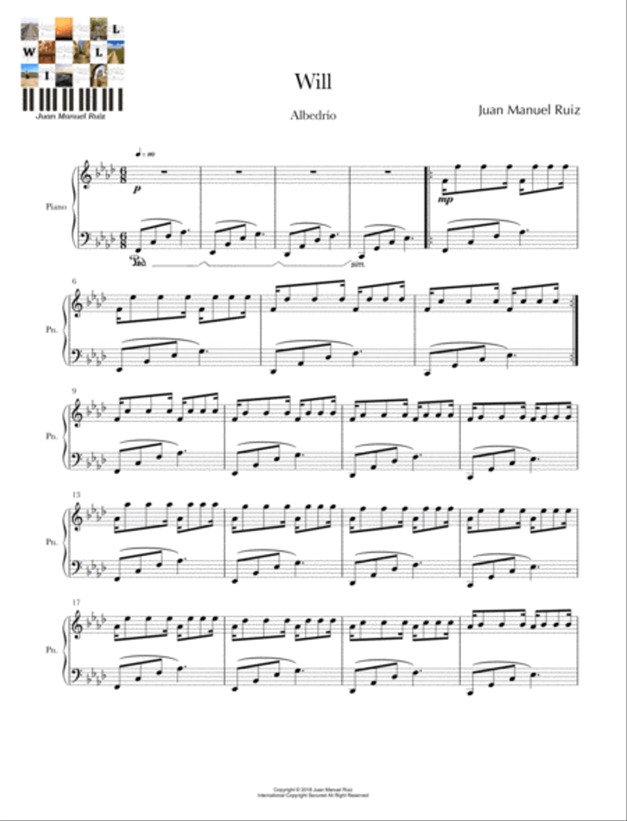 Will Piano Solo scores gallery preview page 1
