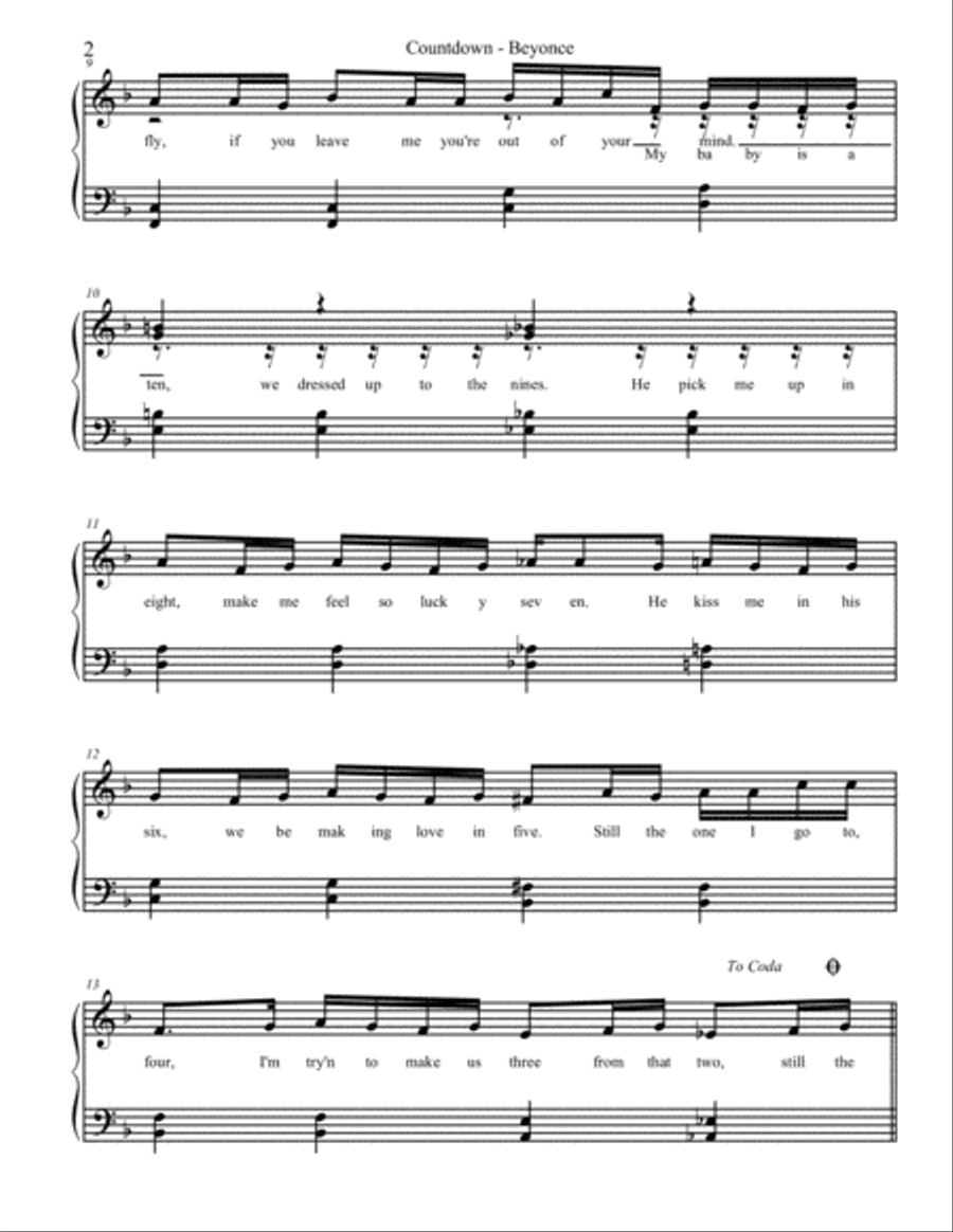 Countdown Small Ensemble scores gallery preview page 2