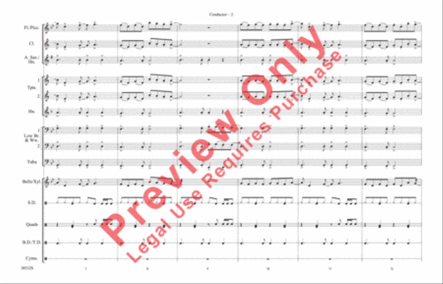 Hot Stuff Marching Band scores gallery preview page 3
