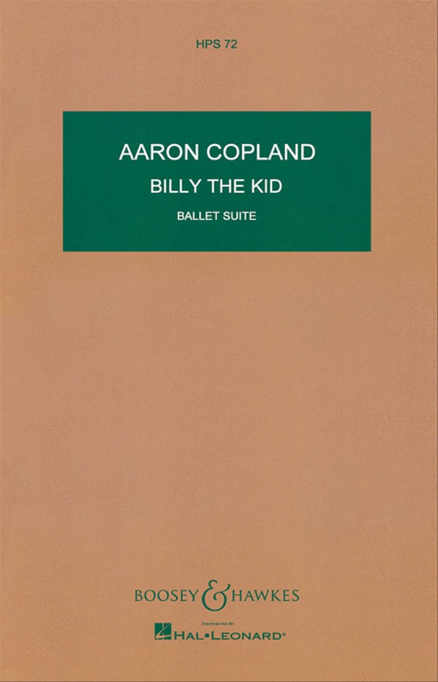 Billy the Kid Orchestra scores gallery preview page 1
