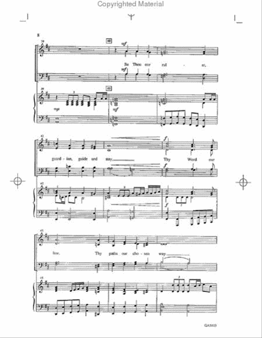 Of Faith and Freedom (Collection) 4-Part scores gallery preview page 8