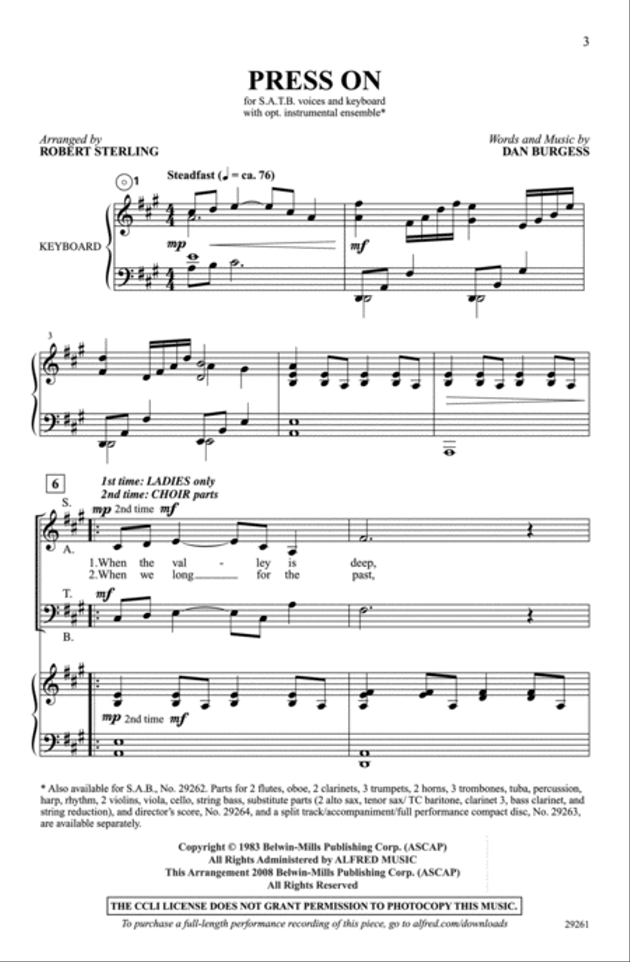 Press On 4-Part scores gallery preview page 3