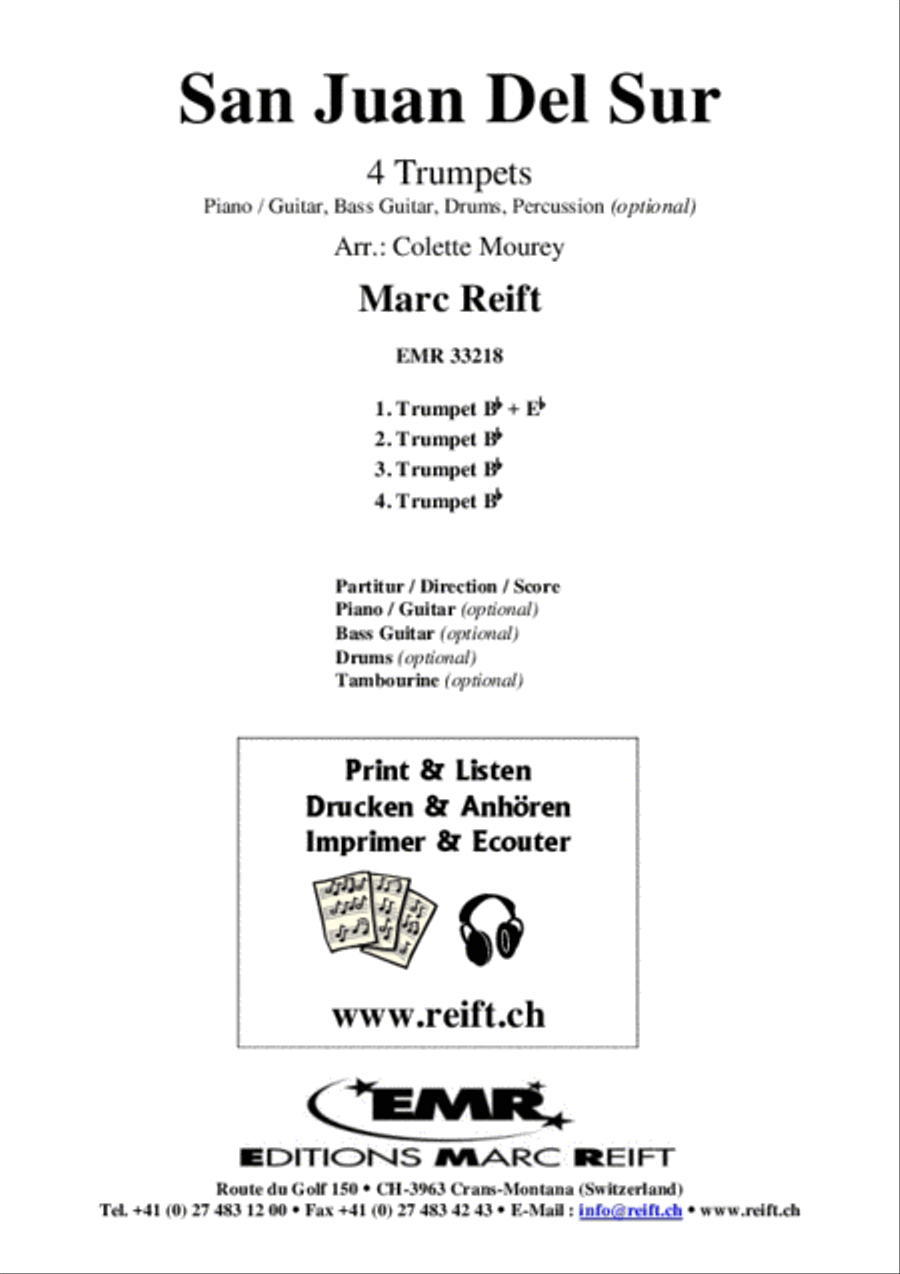 San Juan Del Sur San Juan Del Sur Trumpet scores gallery preview page 2
