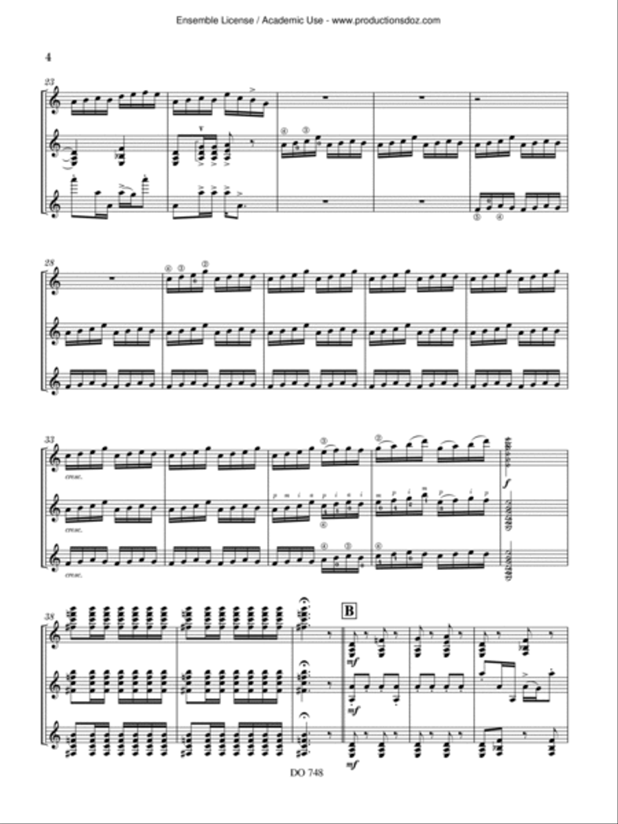 Suite Seattle Guitar Ensemble scores gallery preview page 4