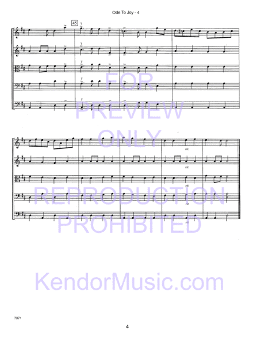 Kendor Concert Favorites , Volume 1 (Score) - with MP3s String Orchestra scores gallery preview page 65