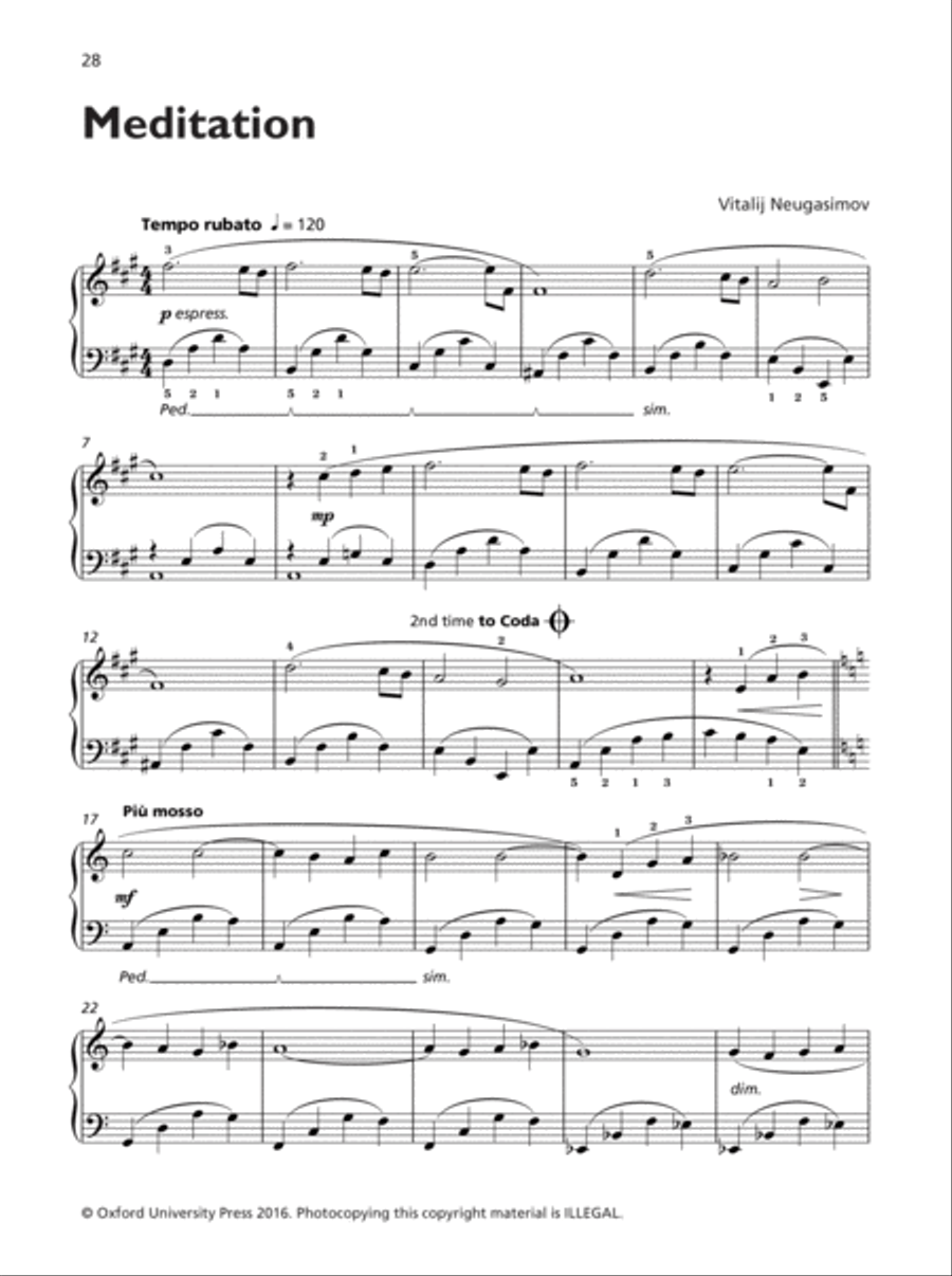 Piano Sketches Book 1 Piano Solo scores gallery preview page 6