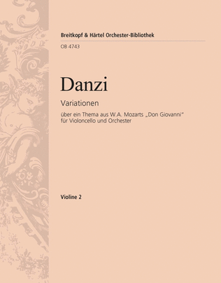 Variations on a theme from W.A. Mozart's "Don Giovanni"