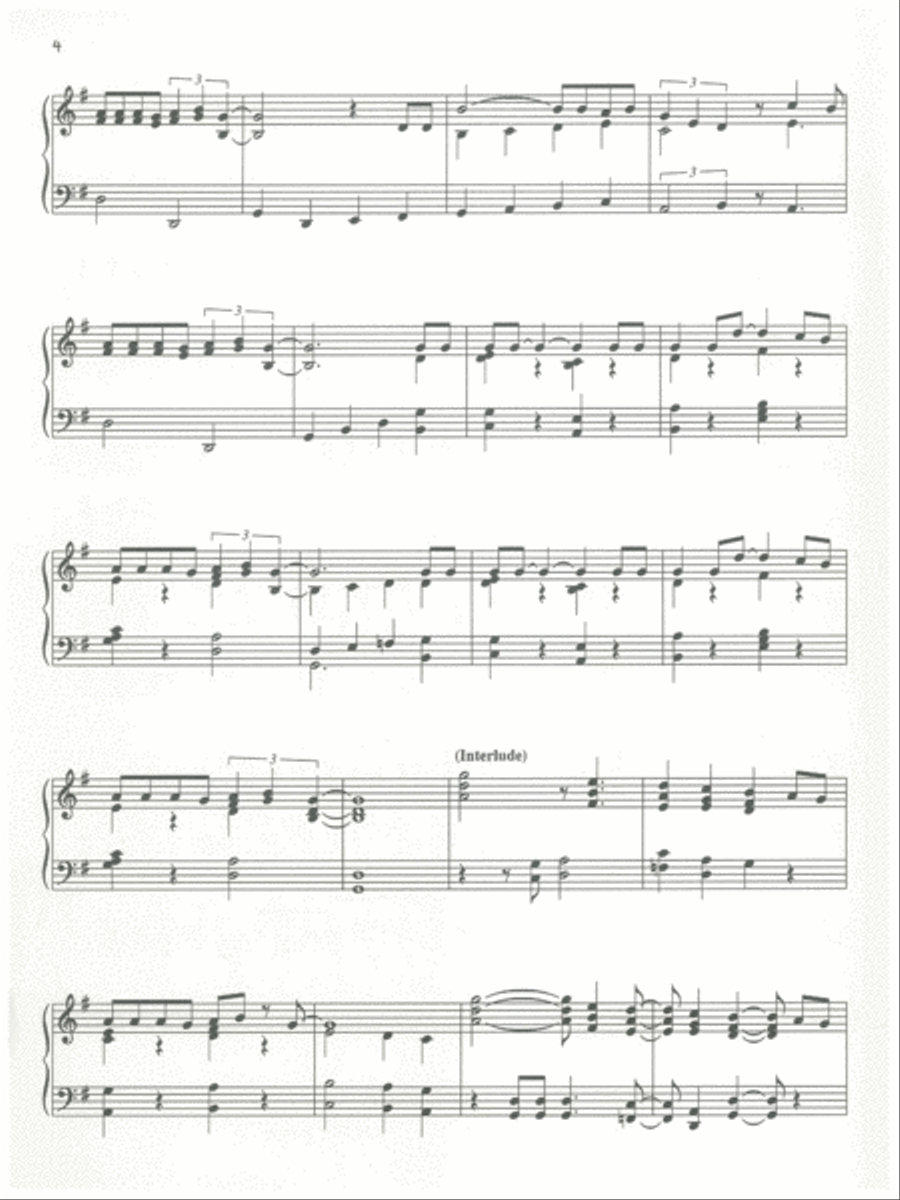 Three Global Songs Organ Solo scores gallery preview page 3