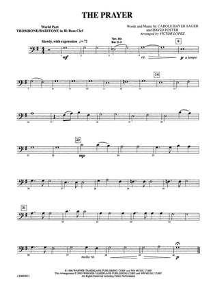 The Prayer: (wp) 1st B-flat Trombone B.C.