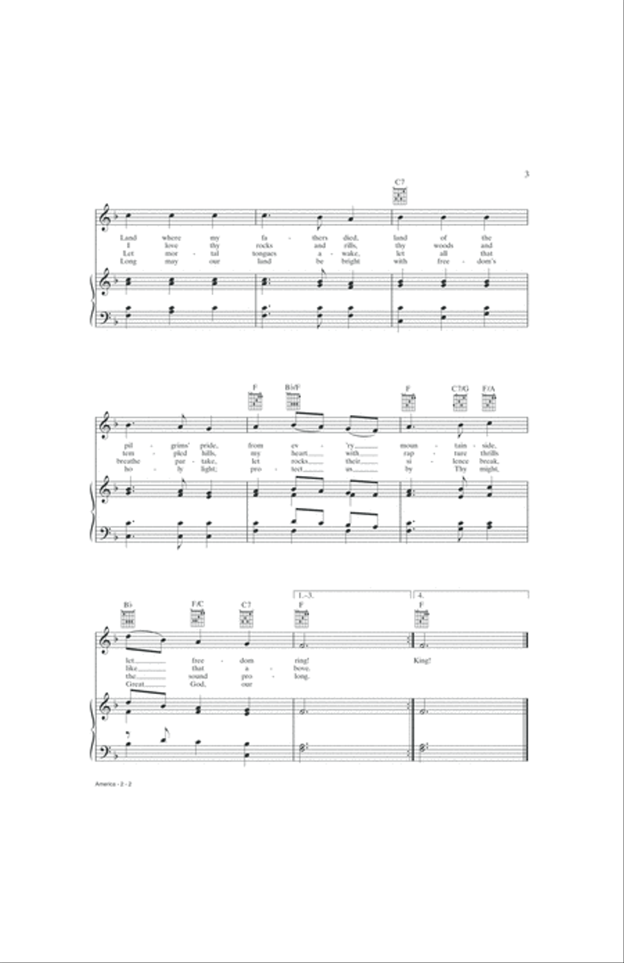 Top-Requested Patriotic Sheet Music Piano, Vocal, Guitar scores gallery preview page 8
