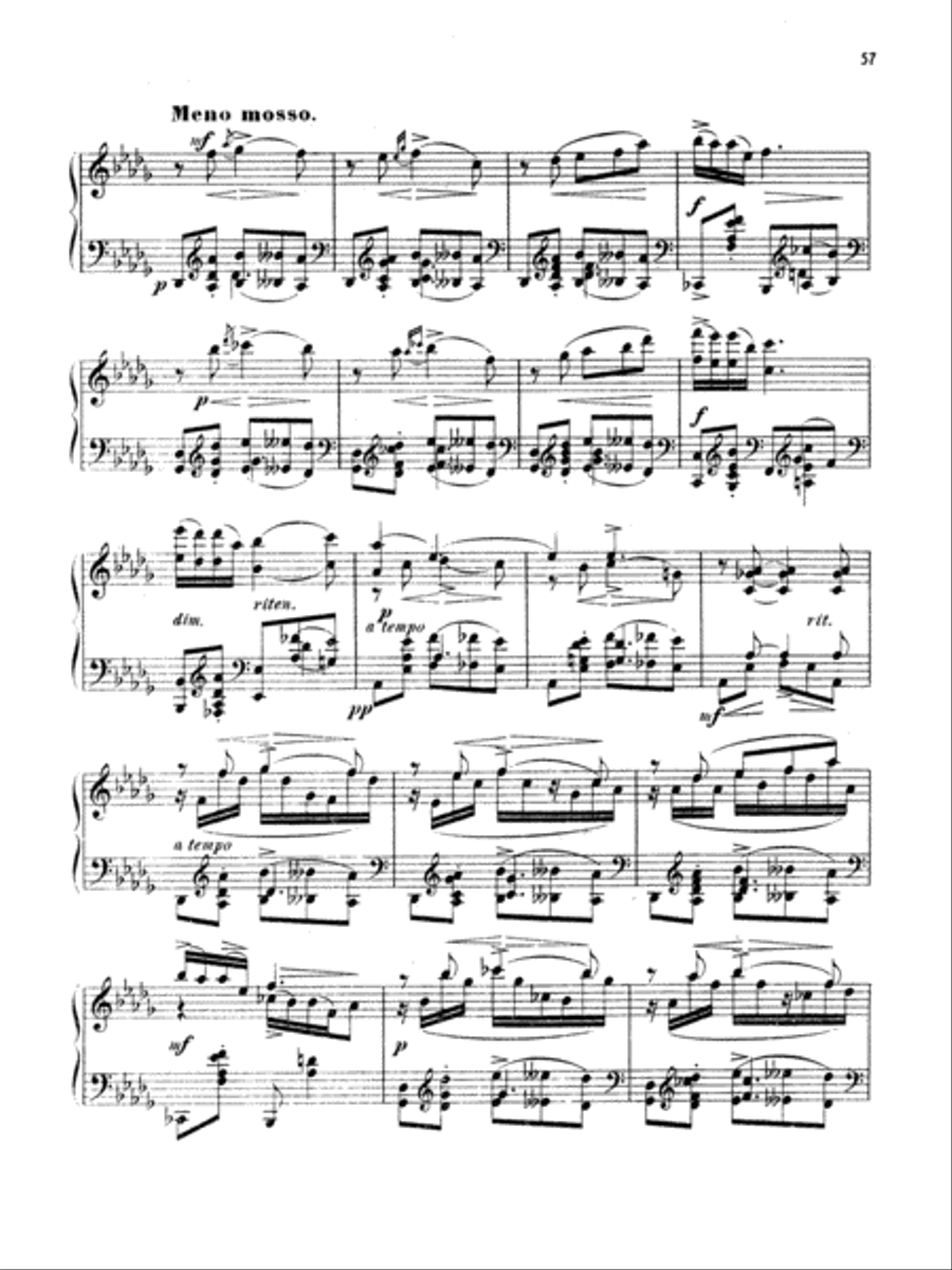 Arensky: Twenty-four Morceau Characteristiques, Op. 36 Piano Solo scores gallery preview page 4