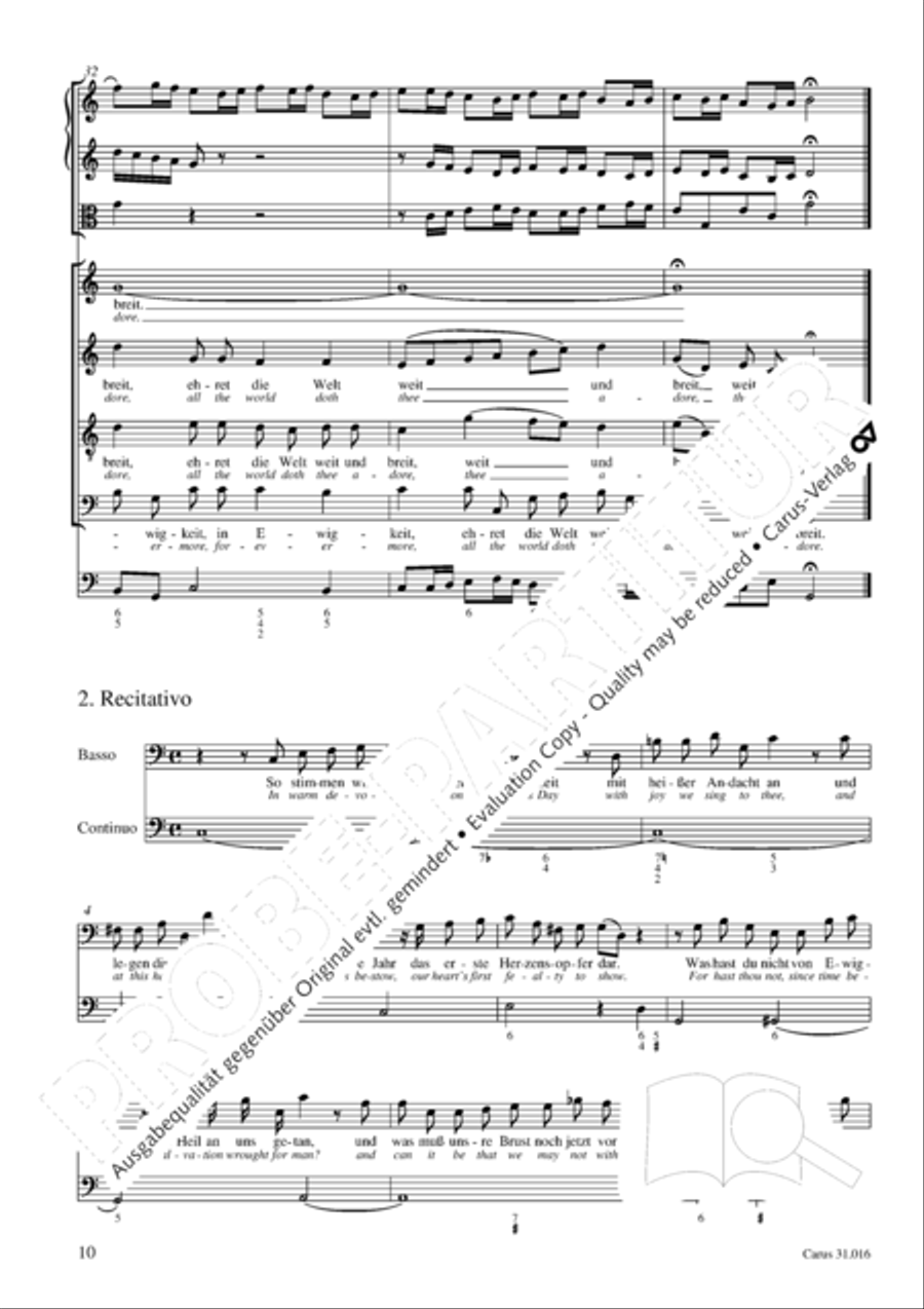 Lord God, thy praise we sing (Herr Gott, dich loben wir) ATB scores gallery preview page 11