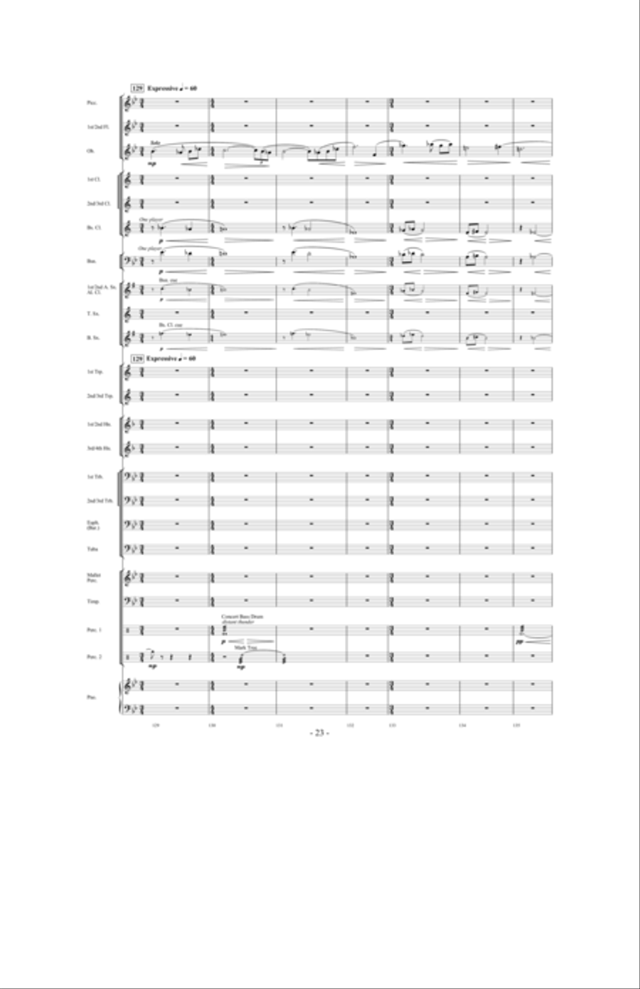 Promising Skies Concert Band scores gallery preview page 22
