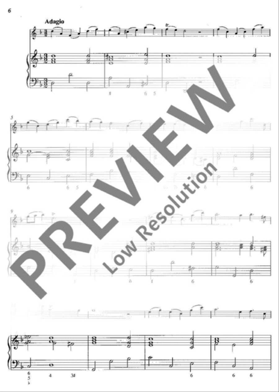 3 Sonatas Alto Recorder scores gallery preview page 7