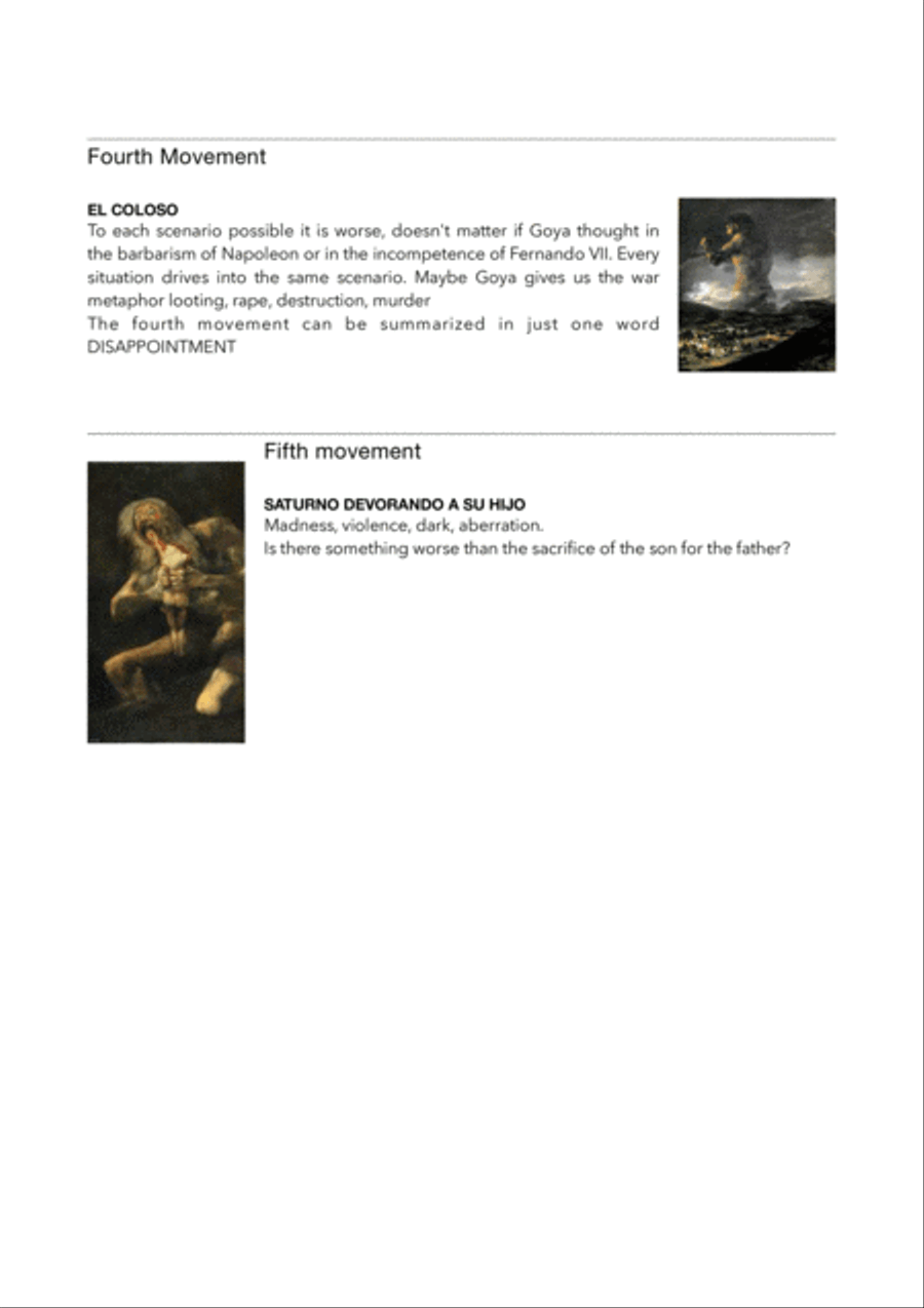Goya for Clarinet & String Quartet B-Flat Clarinet scores gallery preview page 4