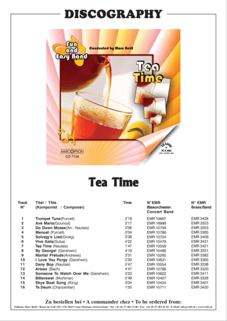 Trumpet Tune Brass Band scores gallery preview page 3