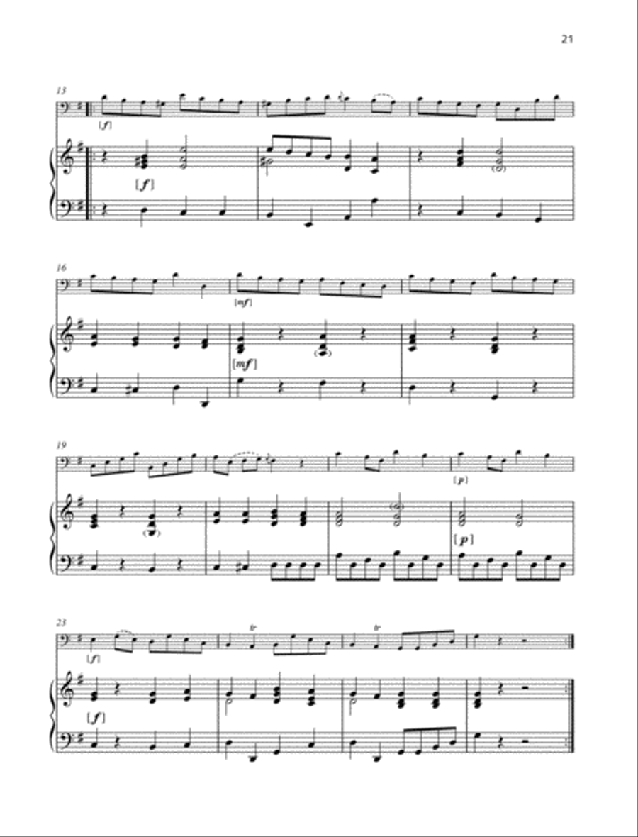 Sonata G major Sonata G major Cello scores gallery preview page 2