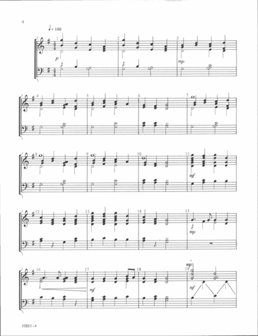 Let's All Ring At Eventide (Archive) 2-Octaves scores gallery preview page 3