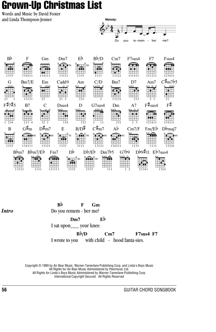 Grown-Up Christmas List Acoustic Guitar scores gallery preview page 1