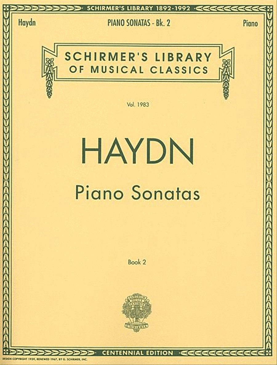 Piano Sonatas – Book 2 Piano Solo scores gallery preview page 1