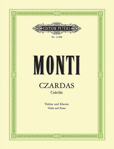 Czardas (Csárdás) for Violin and Piano