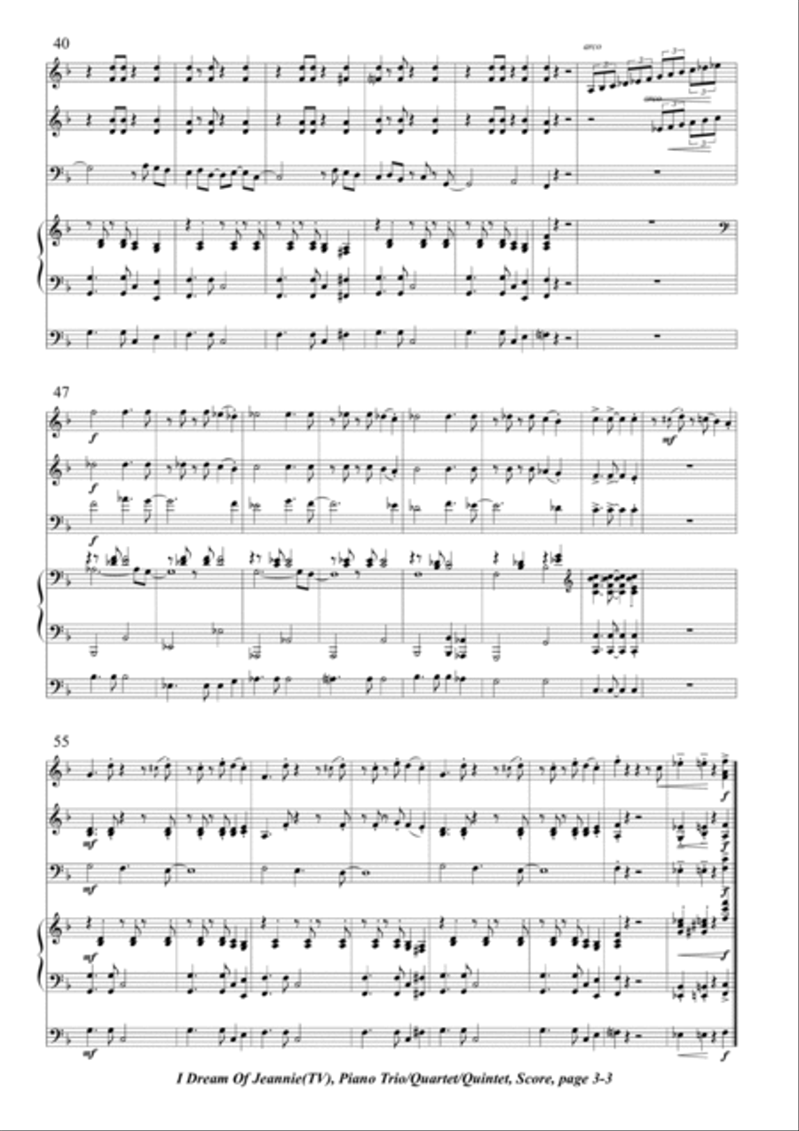 Jeannie Piano Trio scores gallery preview page 3