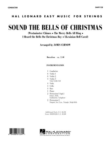 Sound The Bells Of Christmas - Full Score
