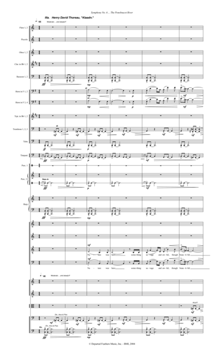 Symphony No. 6 ... The Penobscot River (2004) for chorus and orchestra, 3rd movement, Ktaadn