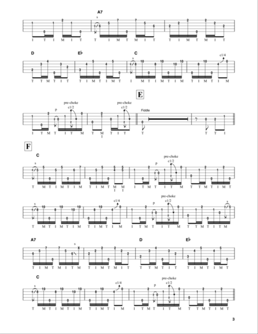 Farewell Blues Farewell Blues Banjo scores gallery preview page 3