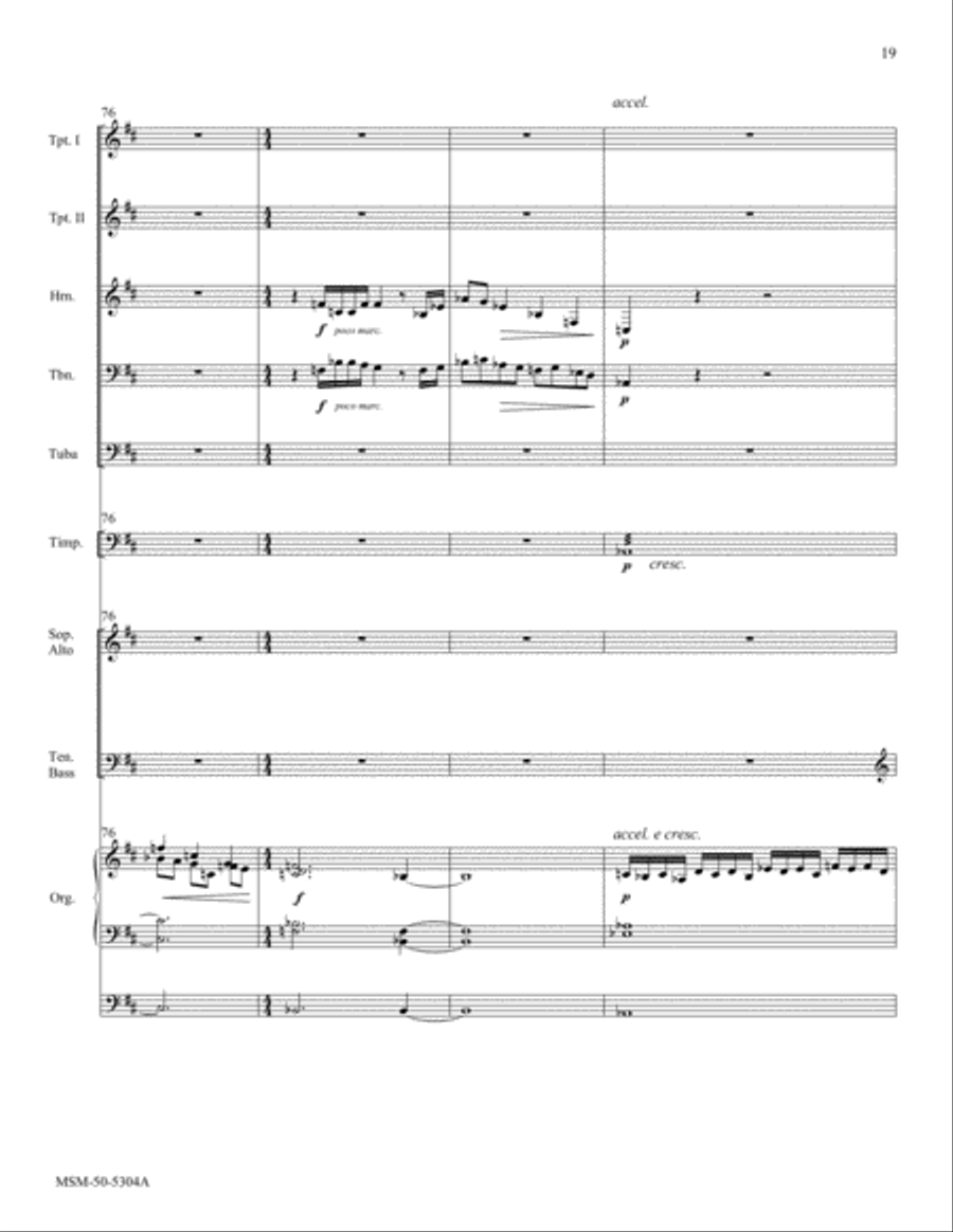 Holy, Holy, Holy (Brass Version Score) Choir scores gallery preview page 9