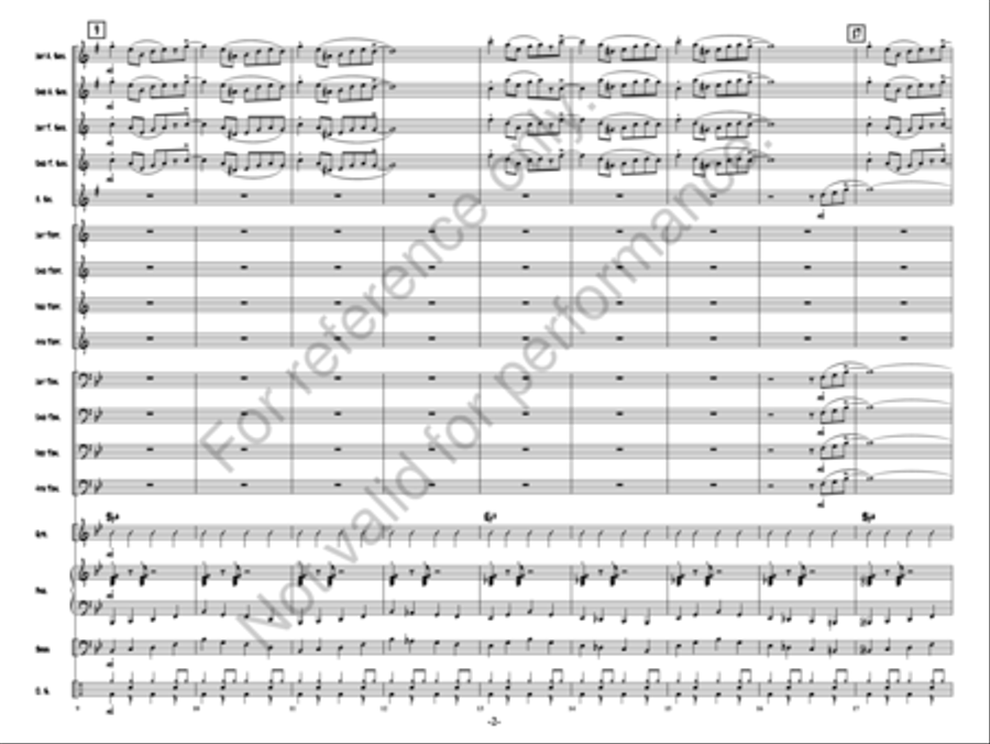 Bringin’ Down The House Bringin’ Down The House Jazz Ensemble scores gallery preview page 3