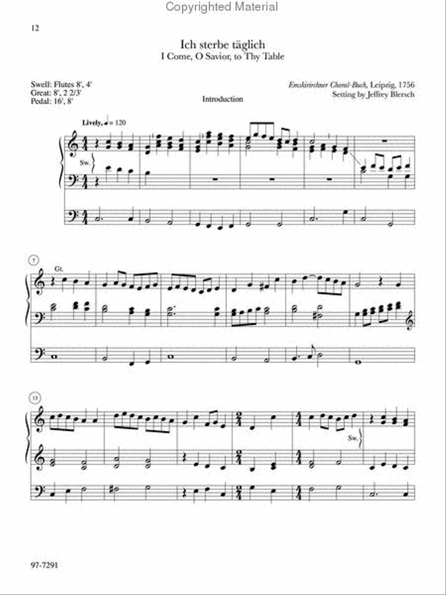 Introductions, Harmonizations, Accompaniments, Interpretations, Vol. 5 Organ scores gallery preview page 5