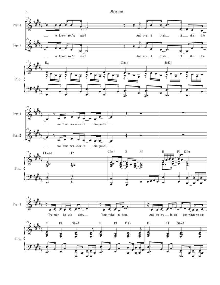 Blessings Blessings 2-Part scores gallery preview page 4