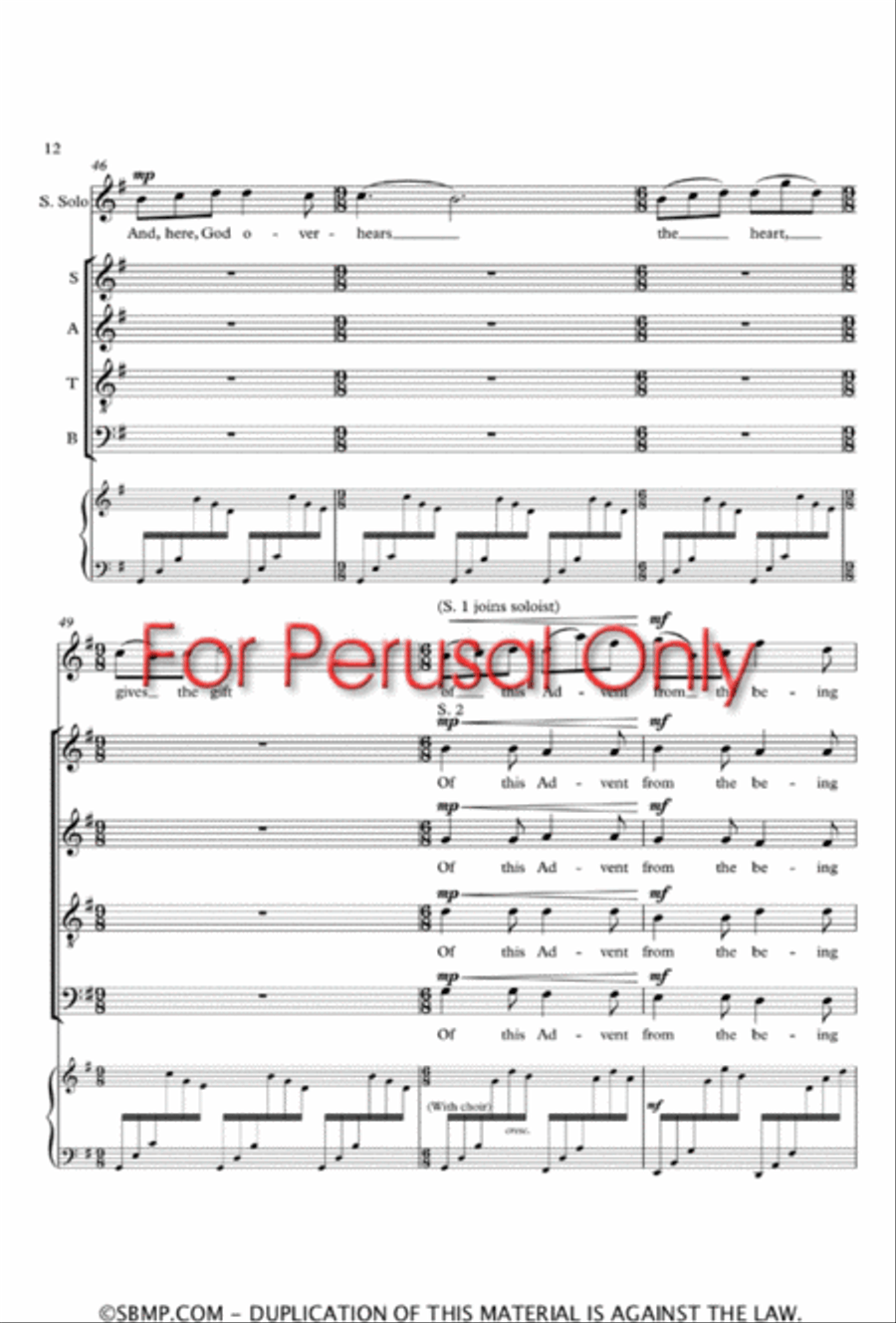 The Christmas Alleluias - SATB divisi Choral Book Divisi scores gallery preview page 12