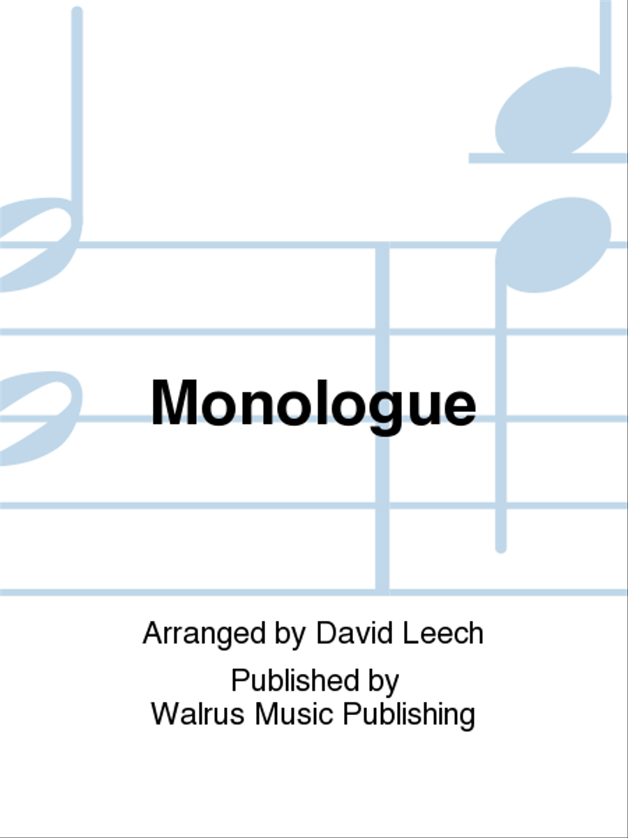 Monologue Big Band scores gallery preview page 1
