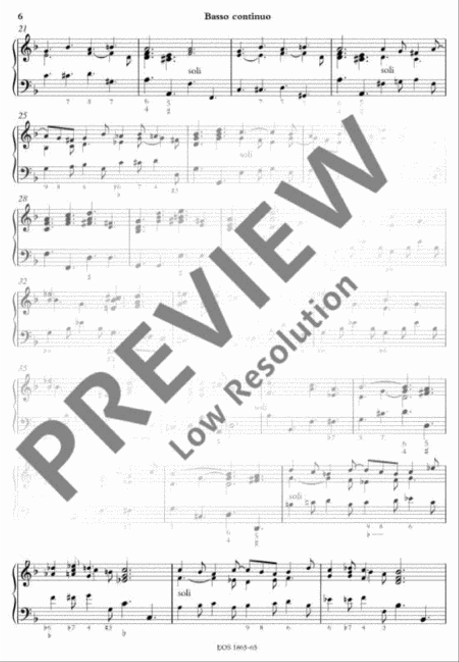 Concerto Grosso Concerto Grosso Basso Continuo scores gallery preview page 6