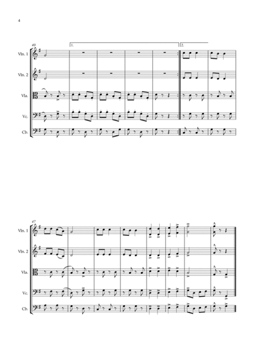 Jingle Bells for String Quintet in G major image number null