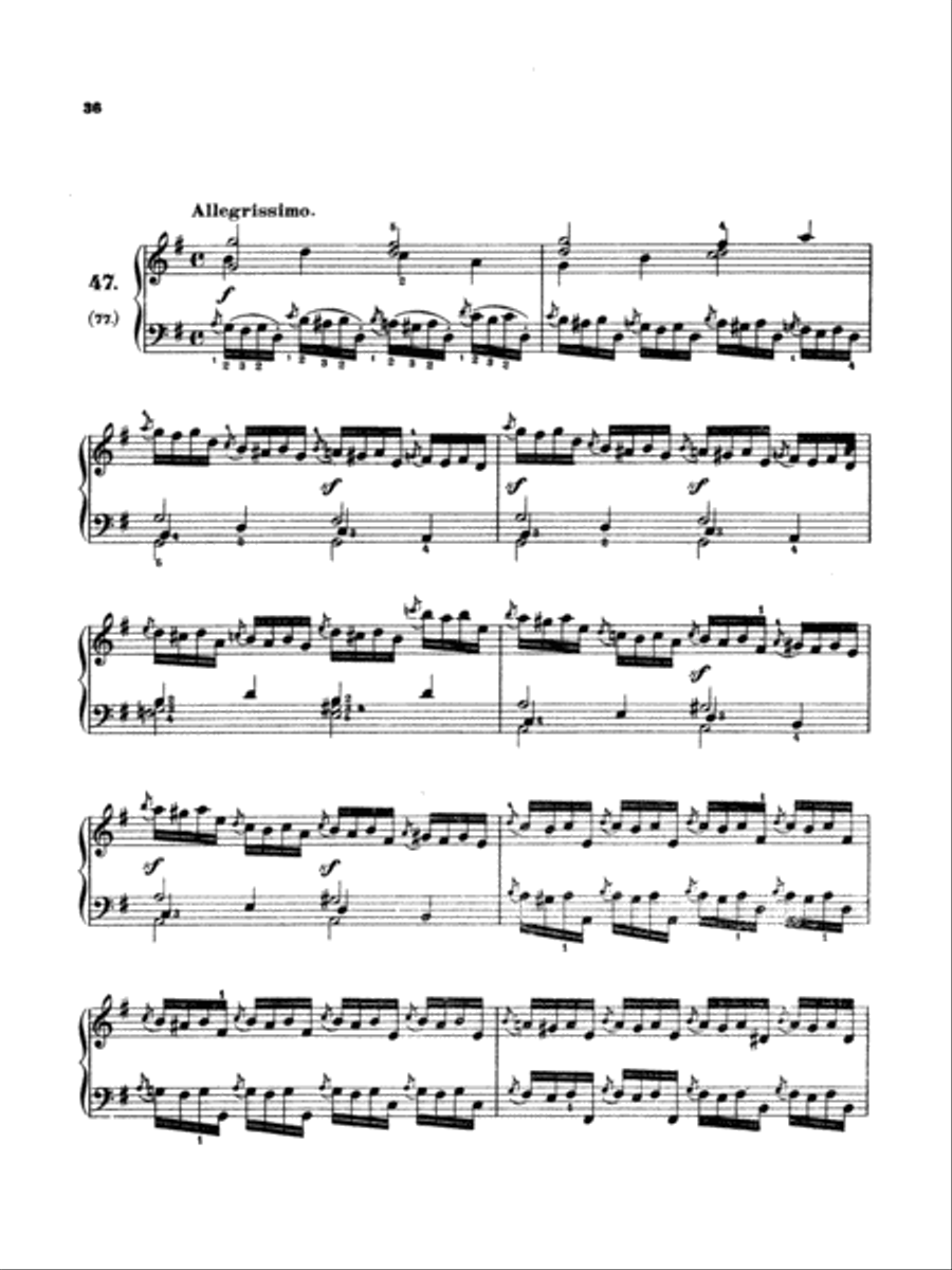 Clementi: Gradus ad Parnassum (Volume II) Piano Solo scores gallery preview page 1