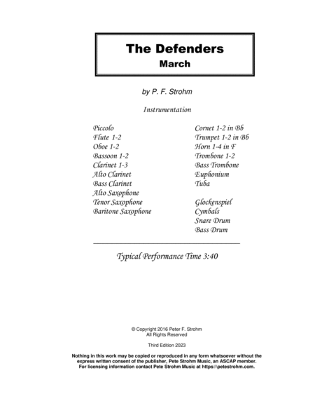 The Defenders (March) image number null