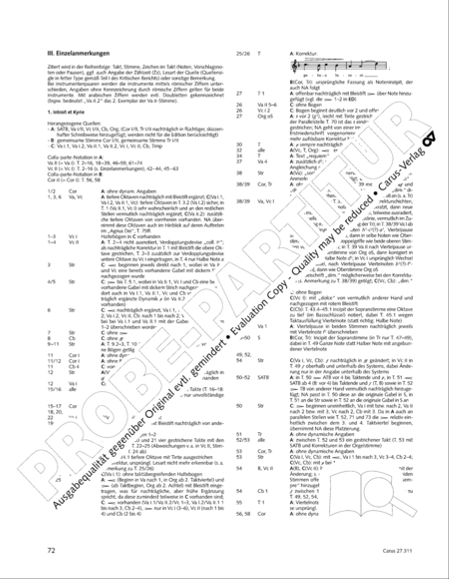 Requiem - church version (Requiem. Fassung mit kleinem Orchester) 4-Part scores gallery preview page 88