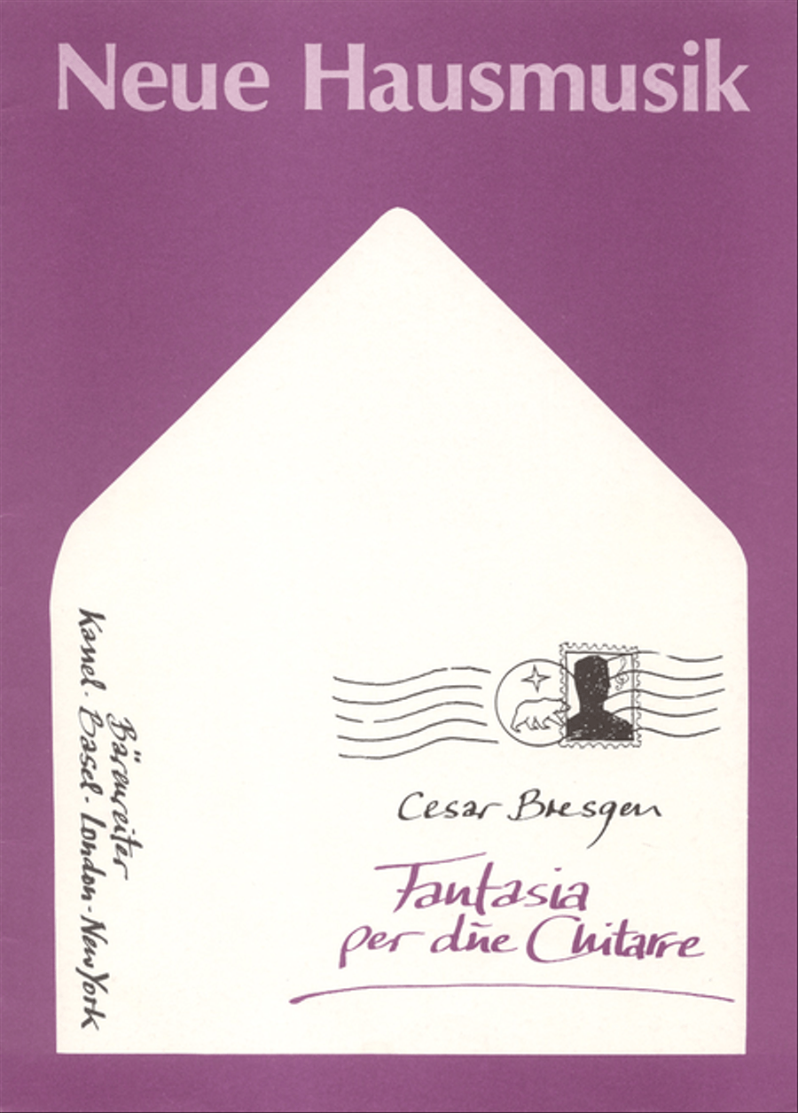 Fantasia per due chitarre Classical Guitar scores gallery preview page 1