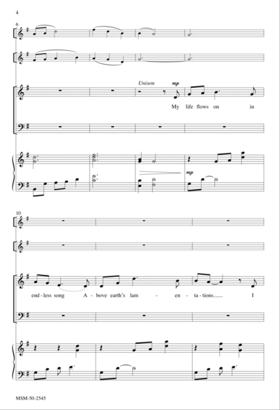 How Can I Keep from Singing 4-Part scores gallery preview page 3