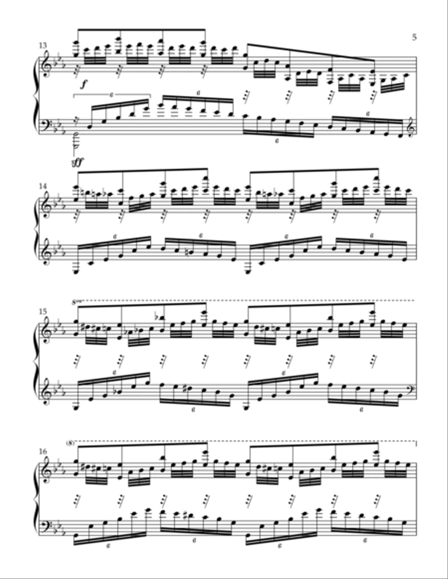 Momento Musical No.4 Op.149 Piano Solo scores gallery preview page 5