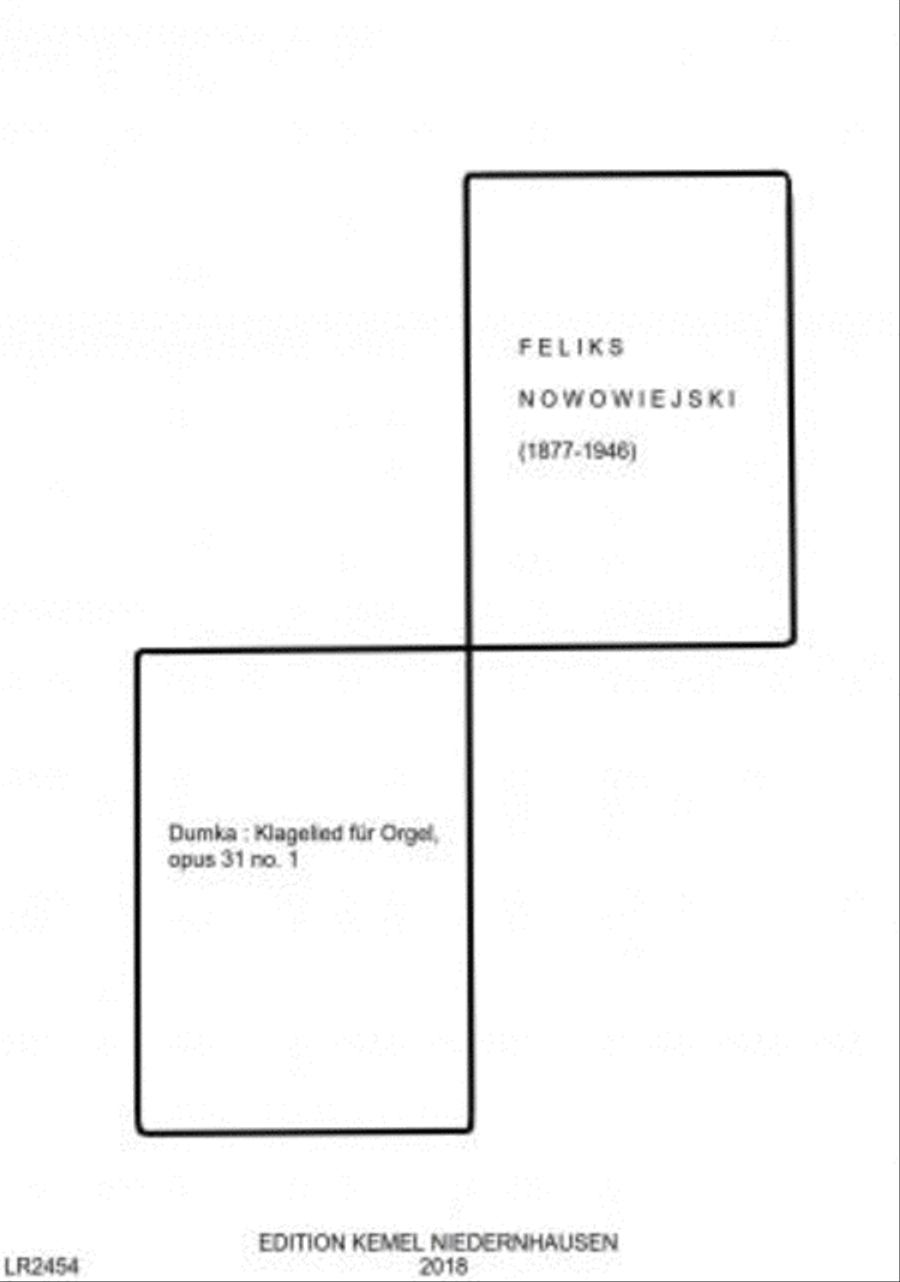 Dumka Dumka Piano scores gallery preview page 1