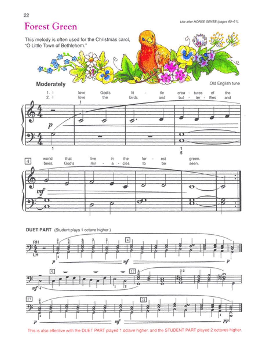 Alfred's Basic Piano Course Hymn Book, Level 1A Piano Method scores gallery preview page 5